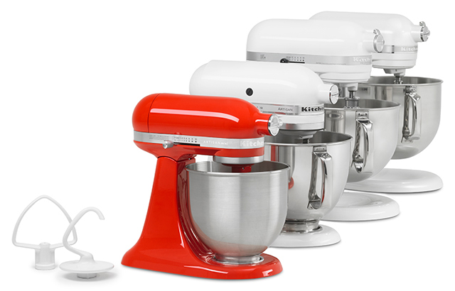 variety of kitchen mixers
