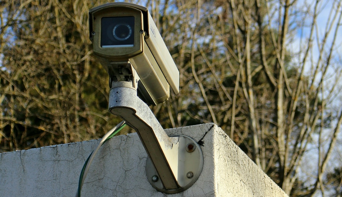 security camera installed